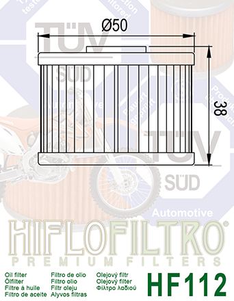 dimension-filtre-a-huile-hiflofiltro-hf112-honda-2013-2015