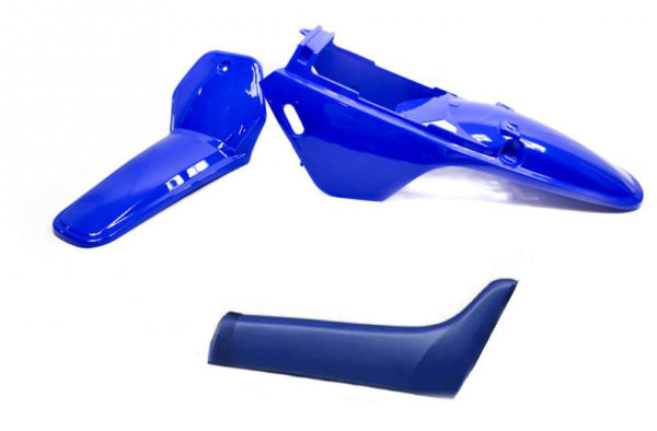 kit plastique et selle yamaha pw80 bleu