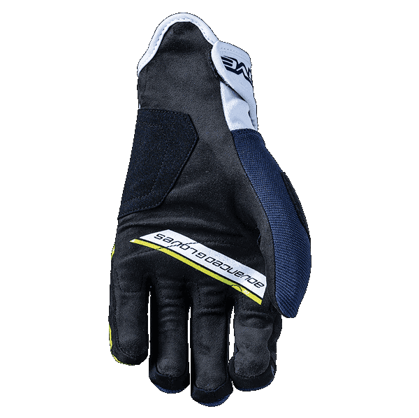 gants-motocross-enduro-five gloves-fluo-yellow-blue