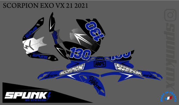 kit-déco-casque-Scorpion-VX-20-21-factory-two-blue