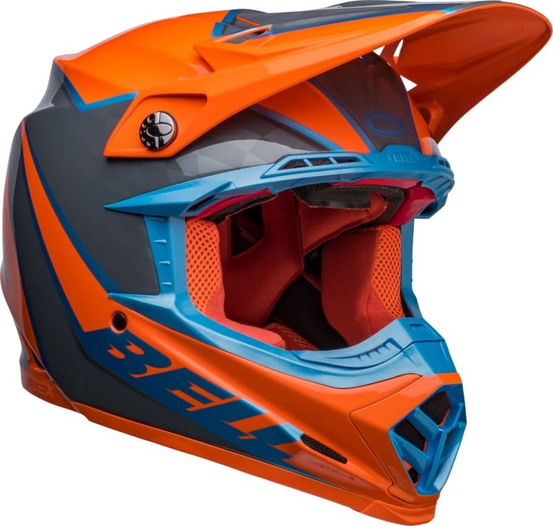 Casque BELL Moto-9s Flex Sprite – Orange-Gris-2