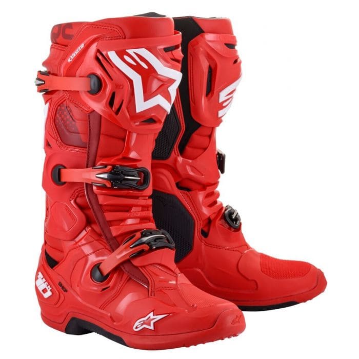 bottes-motocross-alpinestars-tech10-boots-red